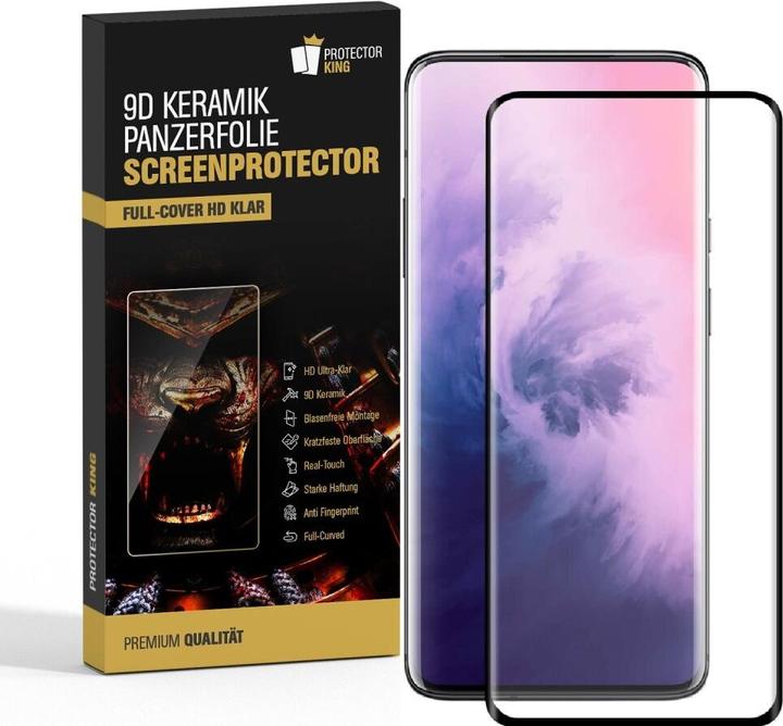 Produktbild Protectorking 3x Ceramic-Glass Full Cover HD Klar (3 Stück, OnePlus 7 Pro)
