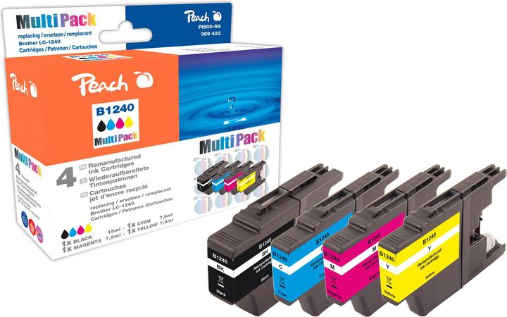 Peach LC-1240 Multipack (M, BK, C, Y)