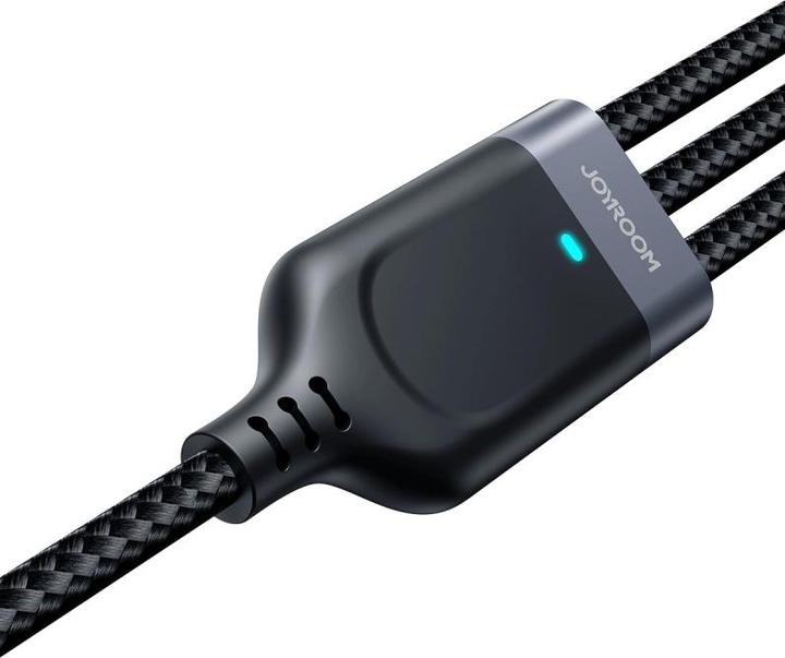 Productafbeelding Joyroom Cavo 3 in 1 Multi-Use Series S-1T3018A18 Lightning USB-C micro USB 1,2 m - nero (1.20 m, USB 3.0)