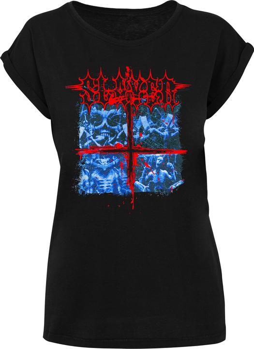 Actual product image Merchcode Ladies Slayer - Tour 2004 Extended Shoulder Tee - 114325 (L)