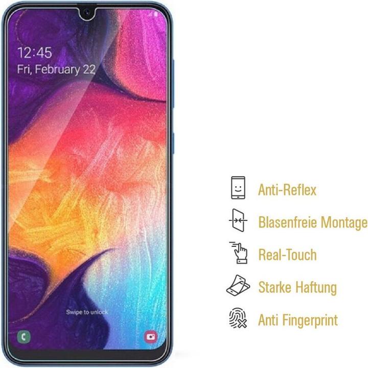 Actual product image Protectorking 4x Displayschutzfolie matt Anti-Reflex entspiegelt (4 Piece, Samsung Galaxy A51)
