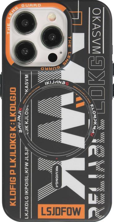 Actual product image PhoneLook Case MWK Cyber Grid silicone with MagSafe (Apple iPhone 15 Pro Max)