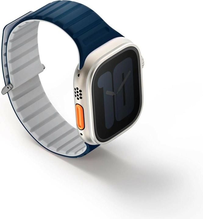 Actual product image Uniq pasek Revix Evo Apple Watch Series 1/2/3/4/5/6/7/8/9/SE/SE2/Ultra/Ultra2 42/44/45/49mm Reversible (Stainless steel, Silicone)