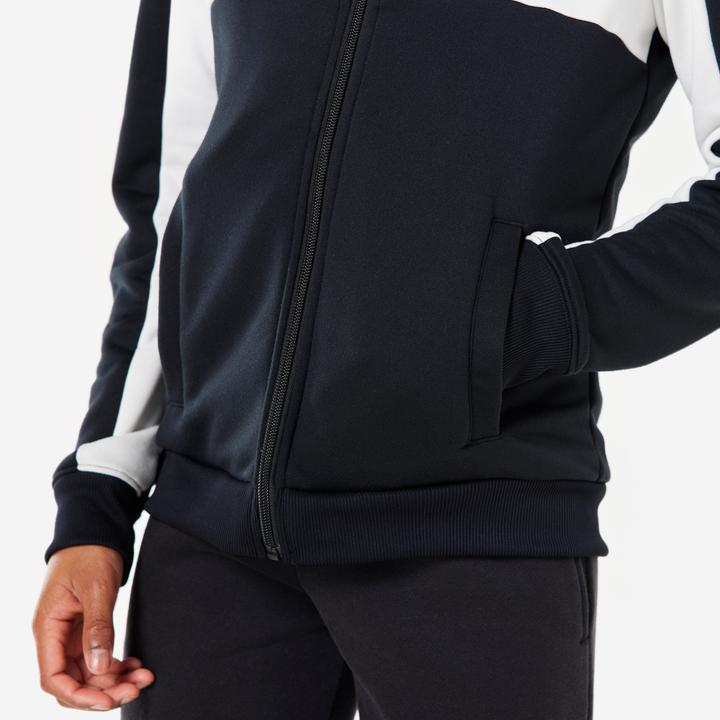 Immagine prodotto Decathlon Giacca da allenamento tuta da bambino - nero/bianco