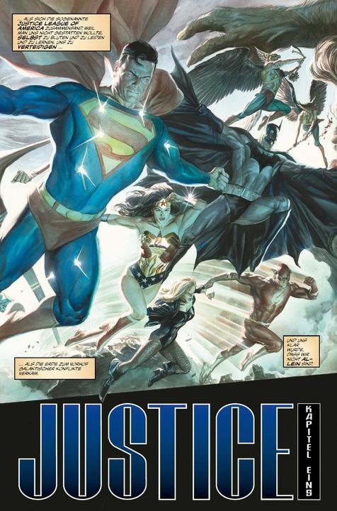Produktbild Panini Justice: Absolute Edition (Deutsch, Jim Krueger, Doug Braithwaite, Alex Ross, 2022)