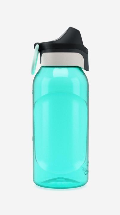 Actual product image Quechua 0.5 L kids’ stainless steel water flask 500 with instant stopper for hiking (0.50 l)