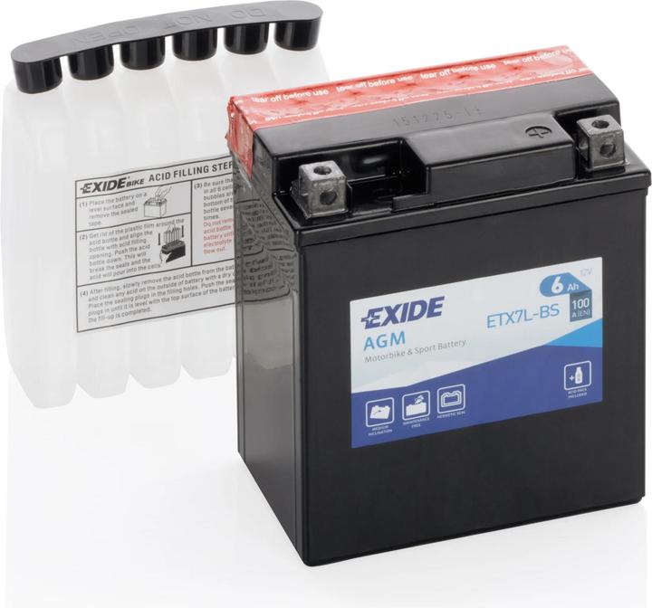 Produktbild Exide Agm Ytx7l-Bs (12 V, 6 Ah, 100 A)
