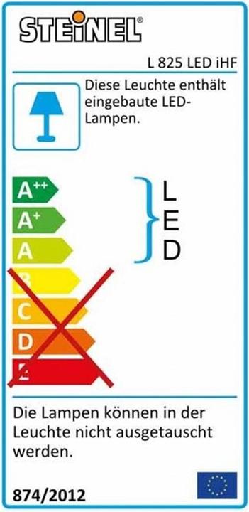 Energie-Label Steinel L 810 LED Ihf (612 lm)