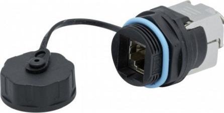 Actual product image Générique CAT.6 stp industrial keystone jack w/cap (Network coupling)
