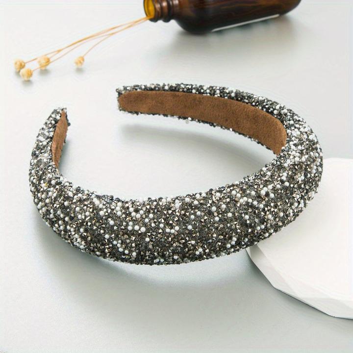 Activity Board Elegantes, funkelndes Strass- und Perlenstirnband - schickes Haarschmuckstück im koreanischen Stil