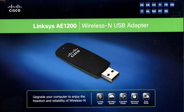 Produktbild Linksys AE1200, n300 (USB 2.0)