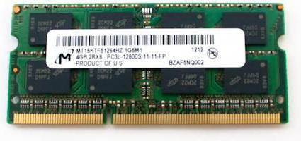 Produktbild HP MEM 2GB PC3L 12800 1600Mhz (1 x 2GB, 1600 MHz, DDR3-RAM, SO-DIMM)