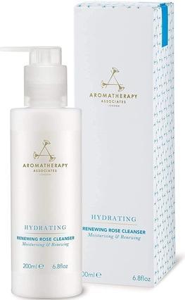 Aromatherapy Associates Hydrating Renewing Rose Cleanser with Damask Rose, Geranium & Jojoba Oil 200ml (Reinigungstücher, 200 ml)