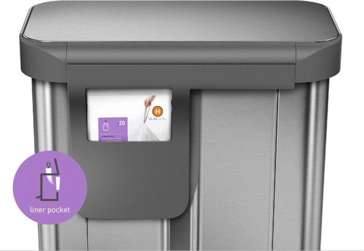 Actual product image Simplehuman Pedal bin (58 l)