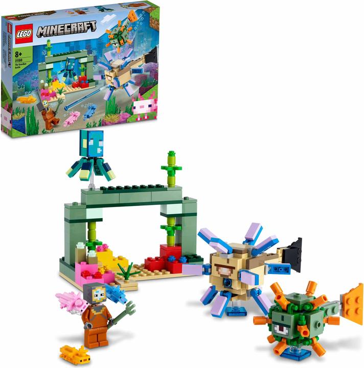 Actual product image LEGO The Guardians' Duel (21180, LEGO Minecraft)