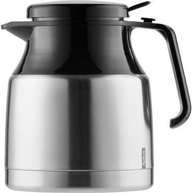 Produktbild Helios Preisser Isolierkanne Mondial Push 1,3l Edelstahl edelstahl/schwarz (1.30 l)