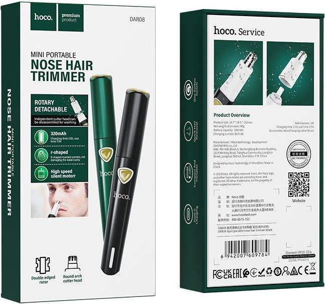 Actual product image Hoco Other Nose hair trimmer DAR08 black