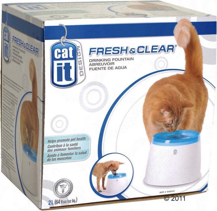 Image du produit Catit Fontaine Design Fresh & ClearLitres Kit complet : Fontaine USB Filtre Pompe de rechange