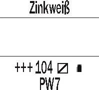 Produktbild Amsterdam Acrylfarbe Standard Series 104 (Zinkweiss, 120 ml)