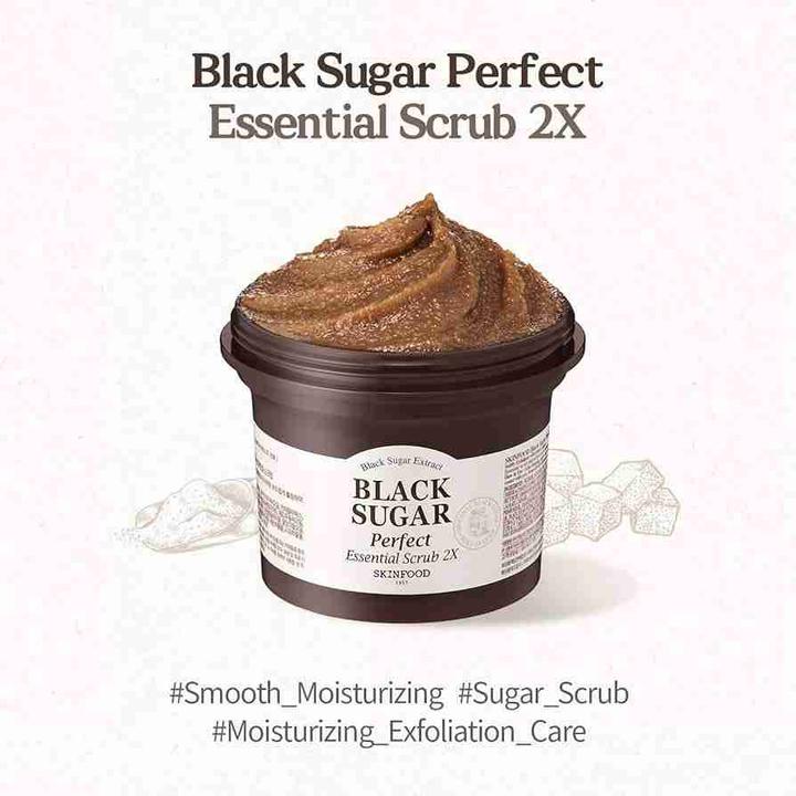 Actual product image Skinfood Black Sugar Perfect Essential Scrub 2X 20g