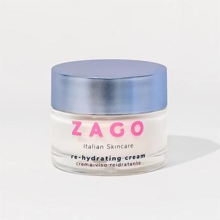 Zago Milano Crema Idratante per il Viso Crema Re-Idratante con Acido Ialuronico Skincare Italiana