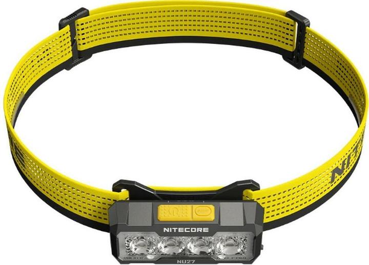 Actual product image Nitecore NU27 Ultra Lightweight Outdoor Headlamp Shadow Black (600 lm)