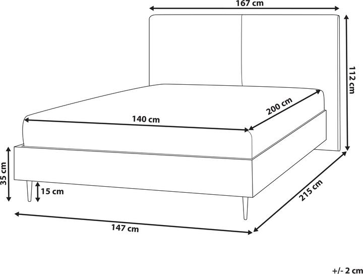 Actual product image Beliani Izernore (140 x 200)