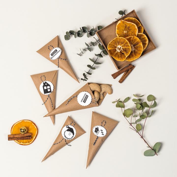 Produktbild Heyda Rubbel-Sticker "Frohe Weihnachten", schwarz