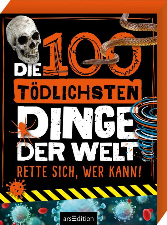 Produktbild Die 100 tödlichsten Dinge der Welt (Deutsch, Anna Claybourne, Petra Bachmann, 2021)