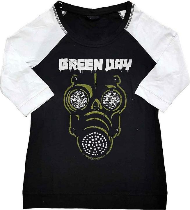 Green Day Grüne Maske Raglan T-shirt