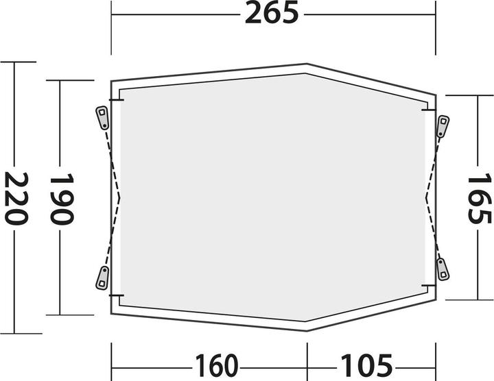 Actual product image Outwell Sandcrest S (Awning, 4.40 kg)