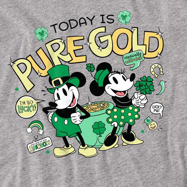 Produktbild Mickey Mouse Pure Gold TShirt St PatricksTag (M)
