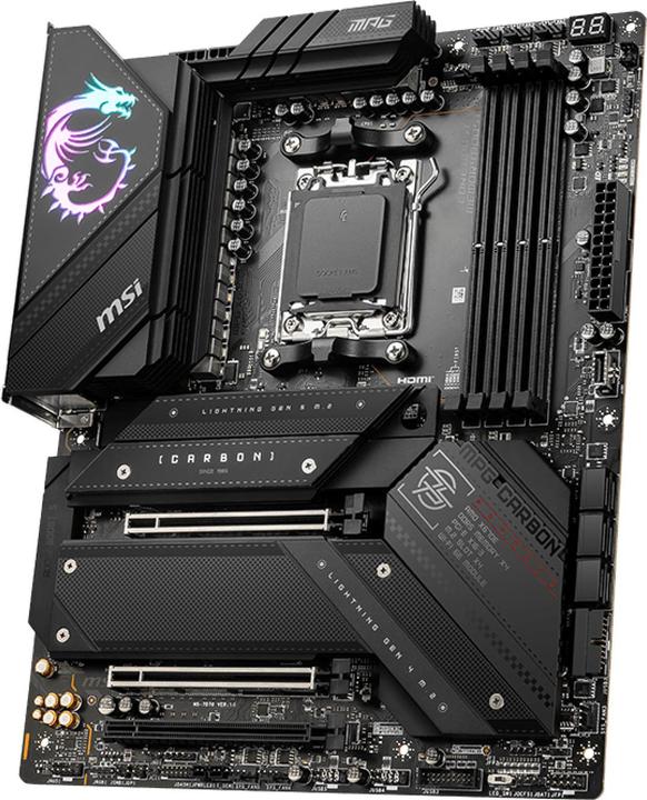 Image du produit MSI MPG X670E CARBON WIFI (AM5, AMD X670E, ATX)