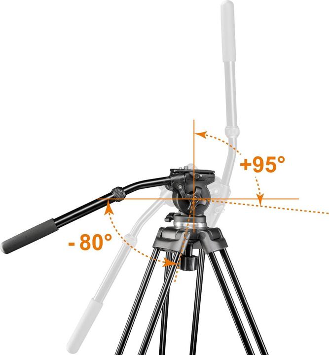 Actual product image Walimex pro Pro EI-717 video tripod 133cm (Metal)