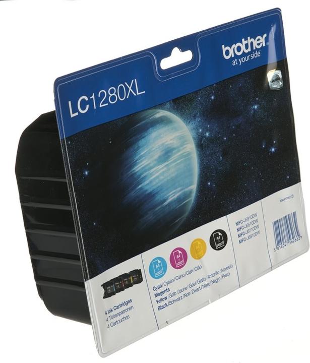 Actual product image Brother LC-1280XLVALBP Value Pack (M, FC, Y, C)