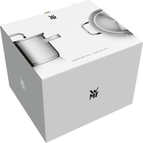 Produktbild WMF Kochtopf Gemüse- Suppentopf Induktion gross 24cm 8,8l Funtion4 Edelstahl 18/10 (24 cm, Kochtopf, Edelstahl)