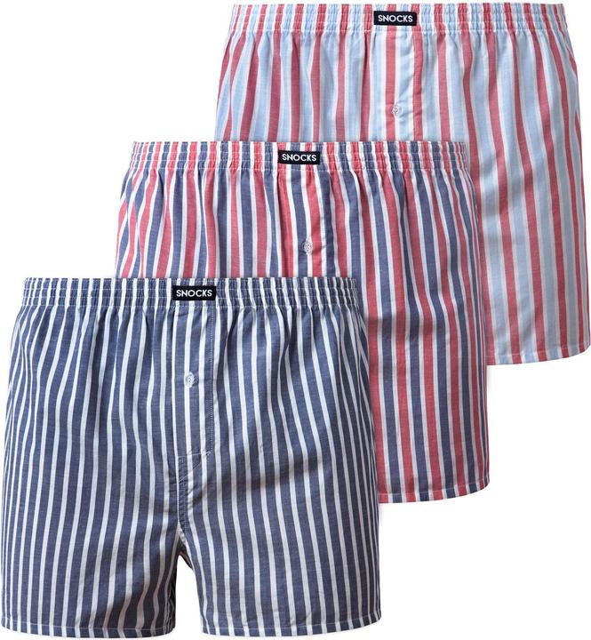 Produktbild Snocks American Boxershorts (L, 3er Pack)