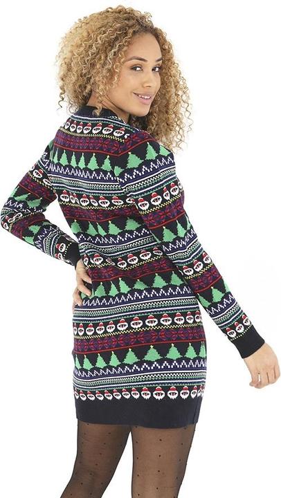 Brave Soul Kleid weihnachtliches Design (S)