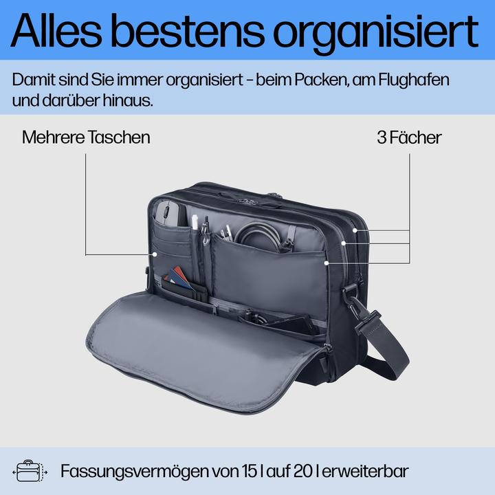 Actual product image HP Travel Plus 15L 14 Laptop Bag (14.09", Universal)