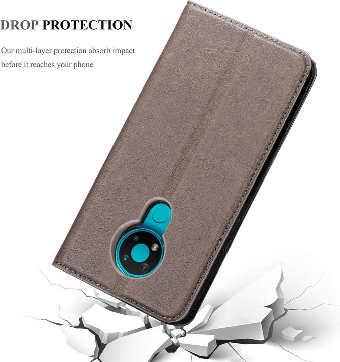 Produktbild Cadorabo Book Invisible Magnet Cover (Nokia 3.4)