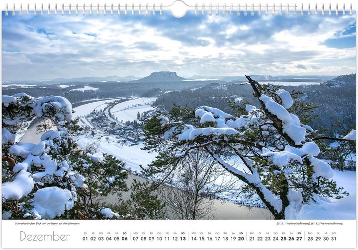 Produktbild Kalender Schsische Schweiz 2026 (45 x 30 cm, Deutsch)
