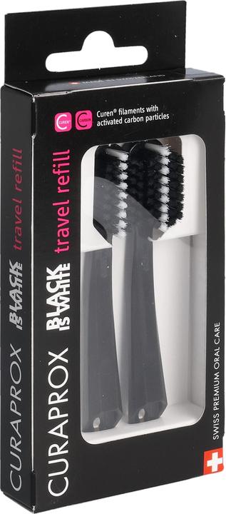Actual product image Curaprox Black is white travel refill (Soft, 2 x)