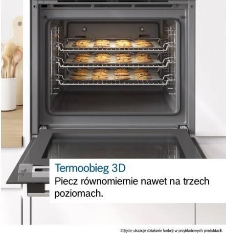 Actual product image Bosch Hausgeräte Bosch Serie 4 HBA534ES3 Backofen 71 l 3400 W Schwarz Edelstahl