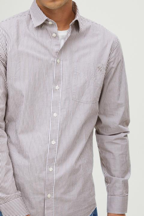 Produktbild Casual Friday CFAnton LS CA striped shirt - 20504767 (L)