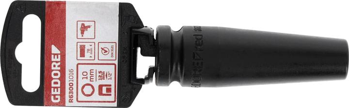 Produktbild Gedore Red red R63001016 Kraftschraubereinsatz 1/2" 6-kant 10 mm Länge 78 mm (10 mm)