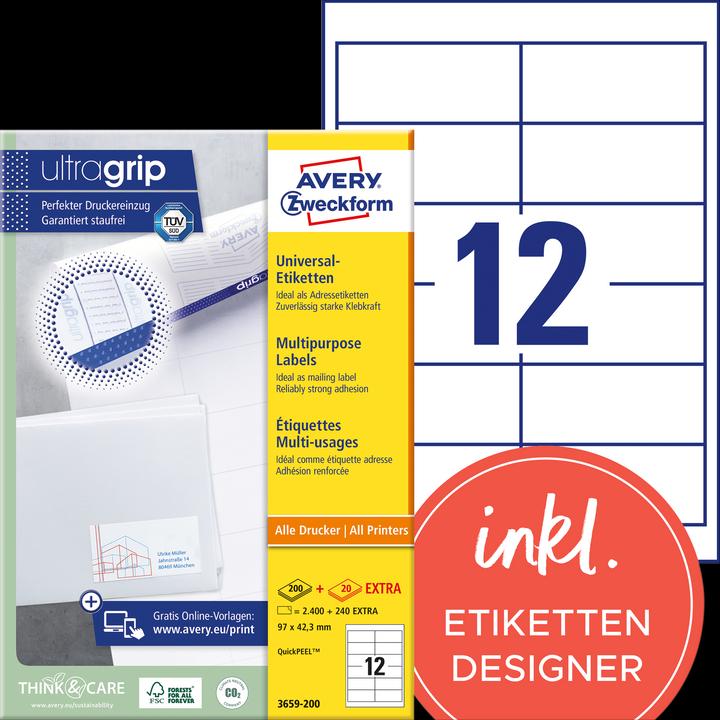 Avery Universal Labels