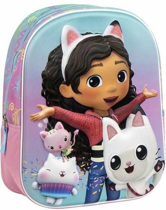 Cerda Schulrucksack 3D Gabby's Dollhouse Rosa 25,0 x 31,0 x 10,0 cm
