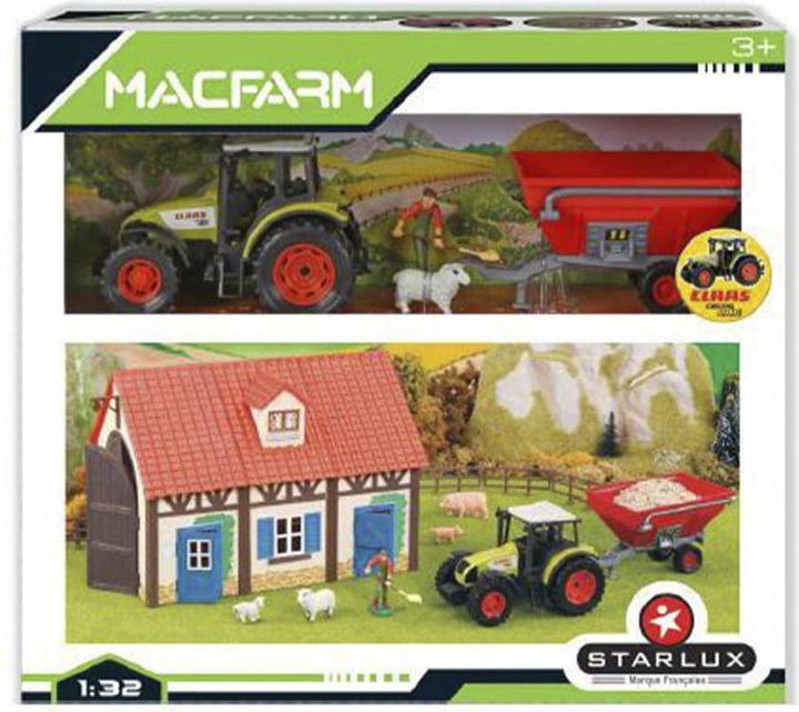 Actual product image Starlux Farm set animals with tractor