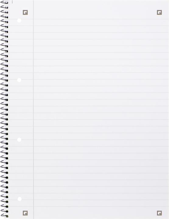 Actual product image Oxford College notebook (A4+, Lined, Hardcover)