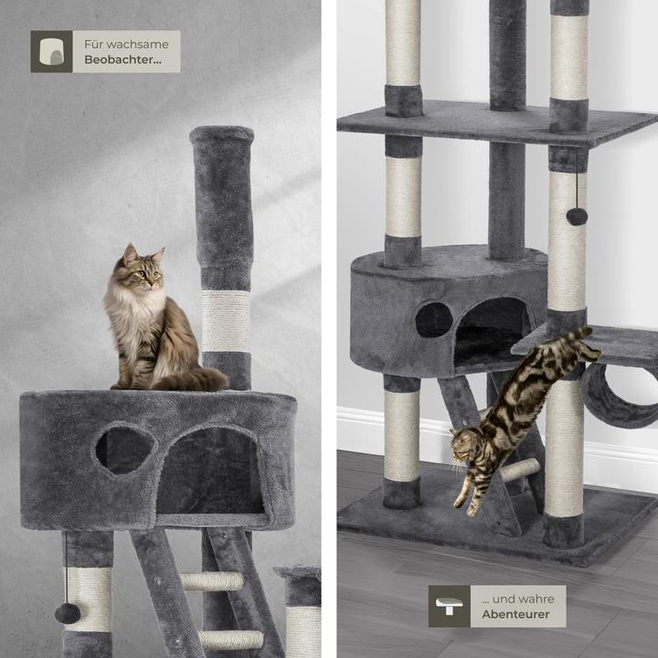 Immagine prodotto tectake Hansi (260 cm, Grigio, Bianco)
